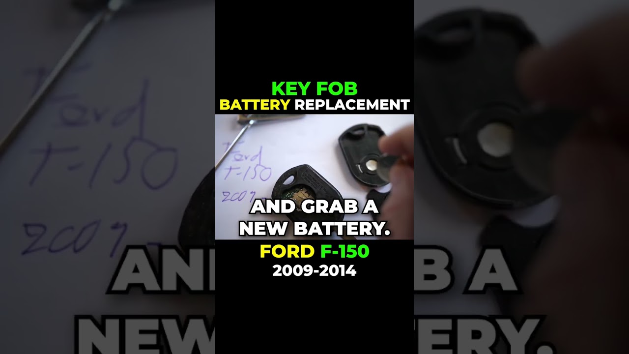 How to Replace a Ford F-150 Key Fob Battery