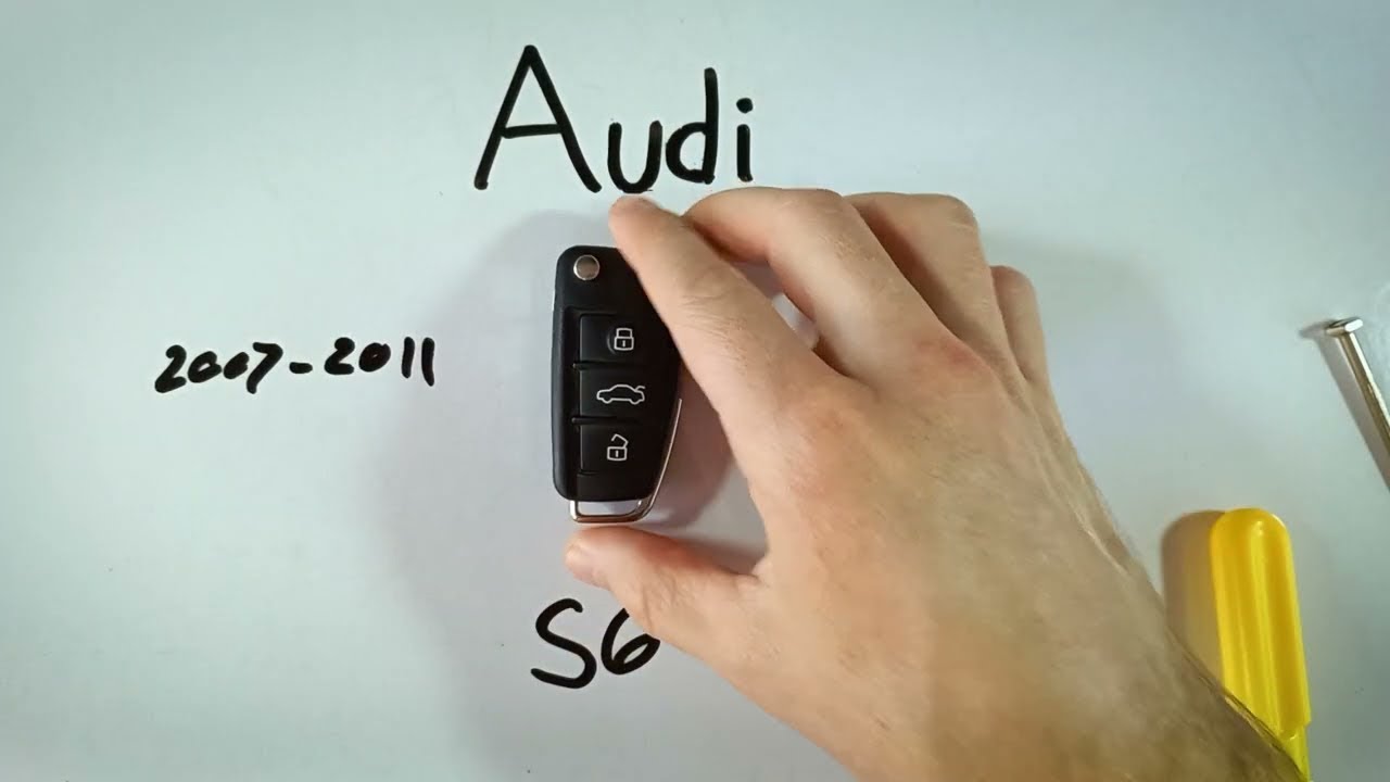 How to Replace the Battery in Your Audi S6 Key Fob (2007 - 2011)