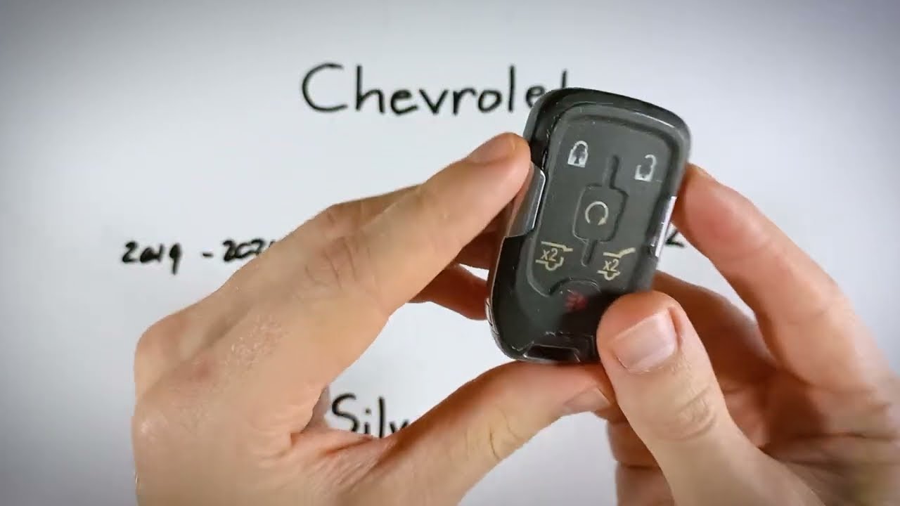Chevrolet Silverado Key Fob Battery Replacement Guide (2019 - 2021)