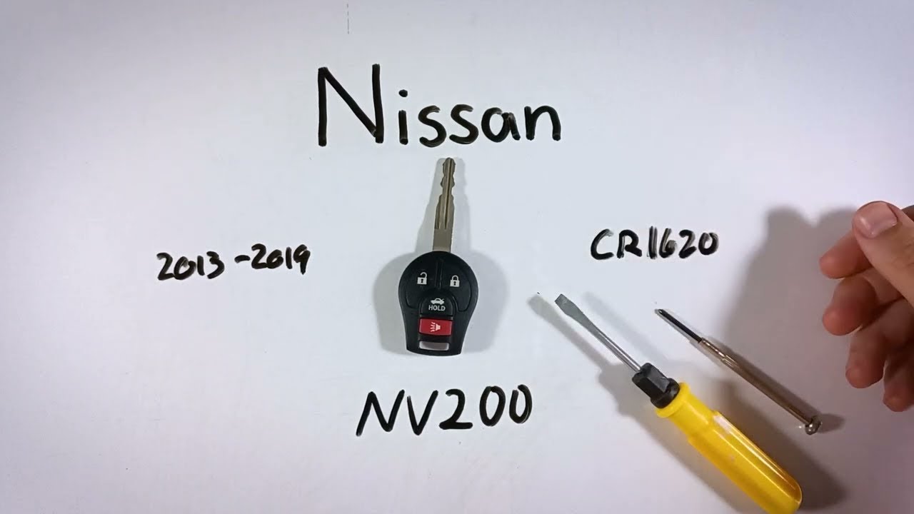 Nissan NV200 Key Fob Battery Replacement (2013 – 2019)