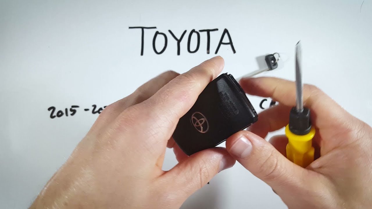 How to Replace the Battery in a Toyota Tacoma Key Fob (2015-2021)