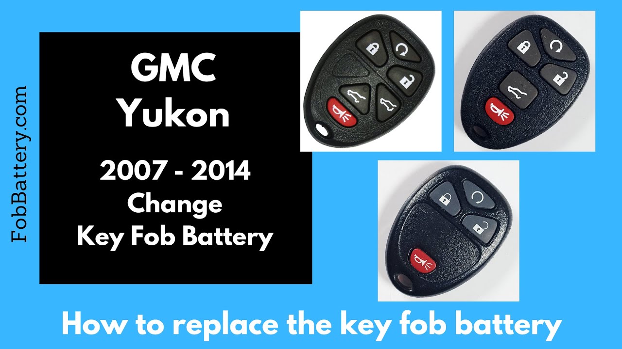 How to Replace the Battery in Your GMC Yukon Key Fob (2007 – 2014)