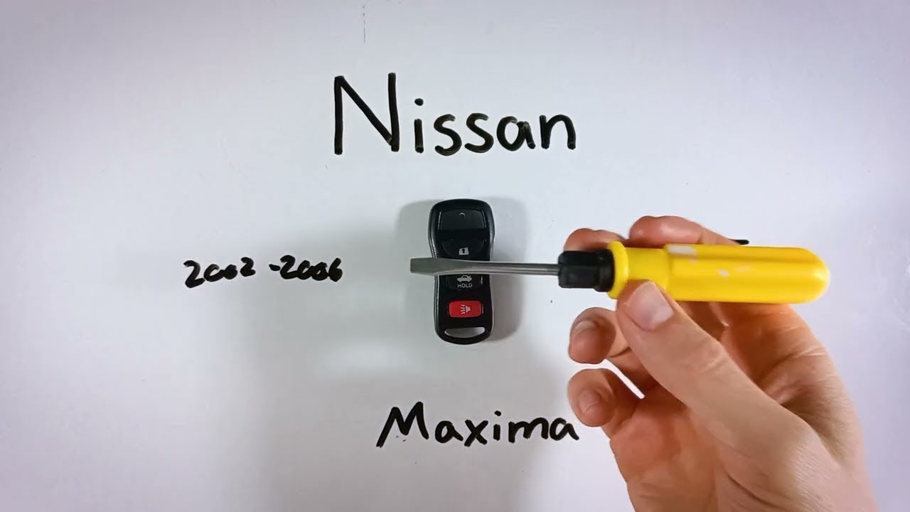 Nissan Maxima Key Fob Battery Replacement Guide (2002 – 2006)