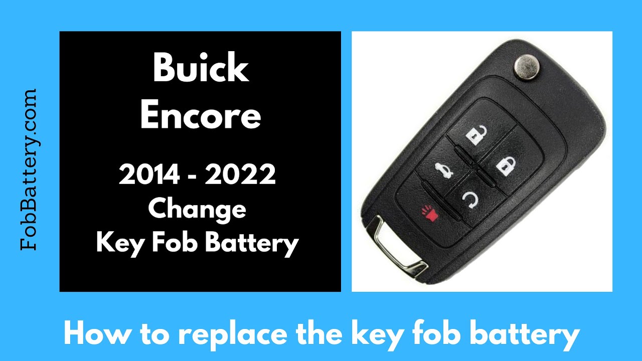 How to Replace the Battery in a Buick Encore Key Fob (2014 – 2022)