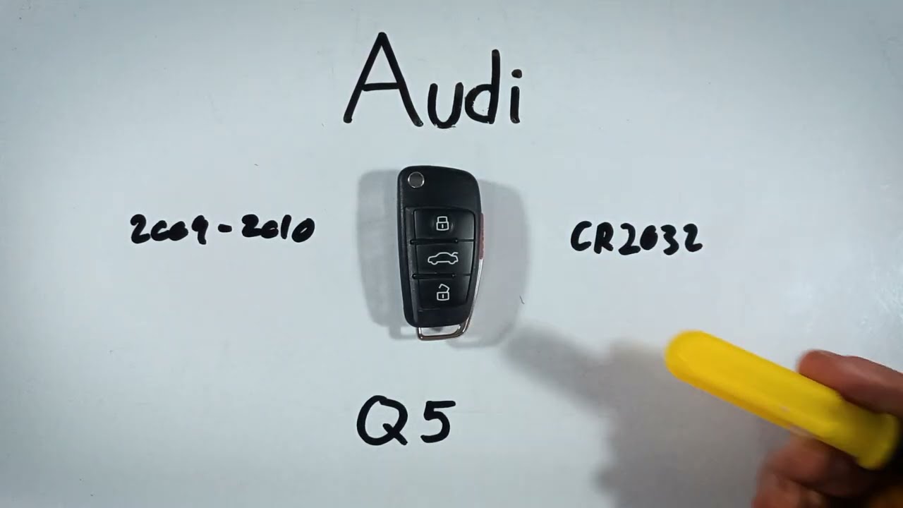 Audi Q5 Key Fob Battery Replacement Guide (2009 – 2010)