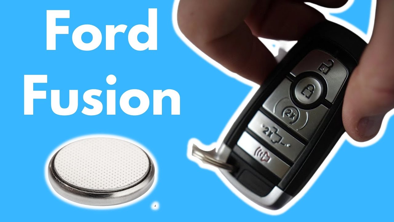 Ford Fusion Remote Key Fob Battery Replacement Guide