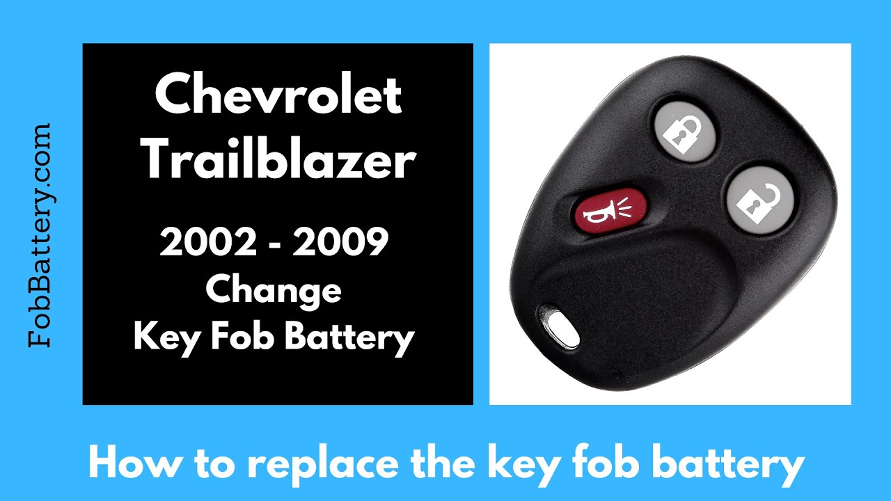 How to Replace the Battery in Your Chevrolet Trailblazer Key Fob (2002 - 2009)