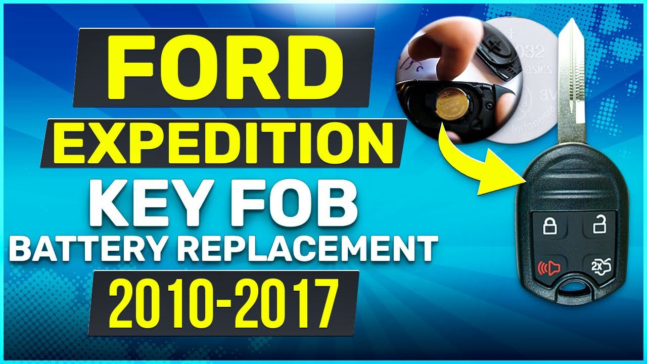 How to Replace the Key Fob Battery in a Ford Expedition (2010-2017)