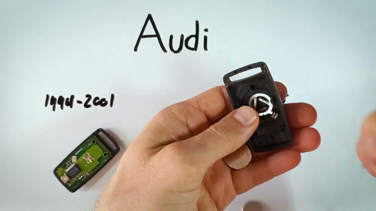 How to Replace Your Audi A8 Key Fob Battery (1994 - 2001)