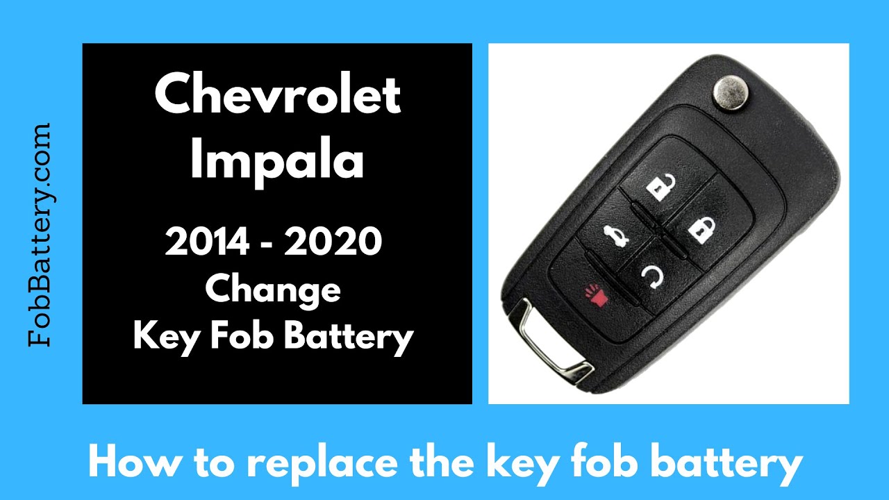 How to Replace Your Chevrolet Impala Key Fob Battery (2014-2020)