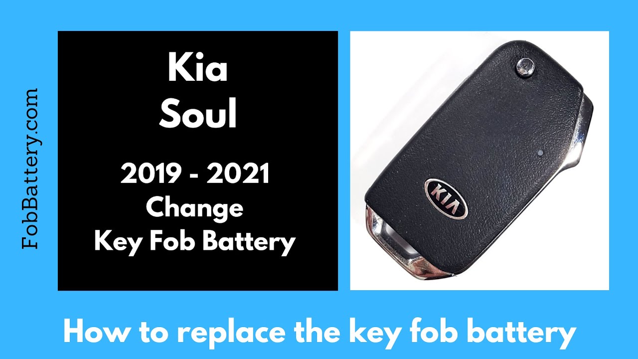 How to Replace the Battery in Your Kia Soul Key Fob (2019 - 2021)