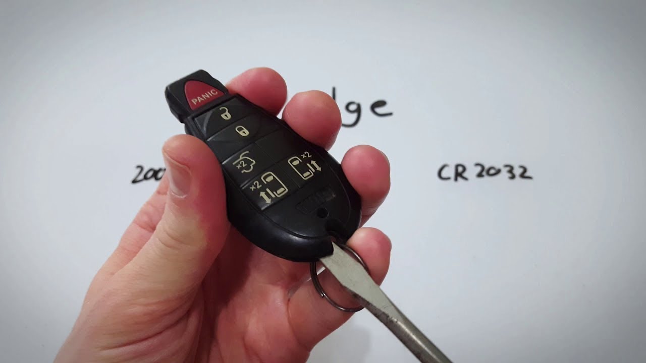 Dodge Charger Key Fob Battery Replacement (2008 – 2010)