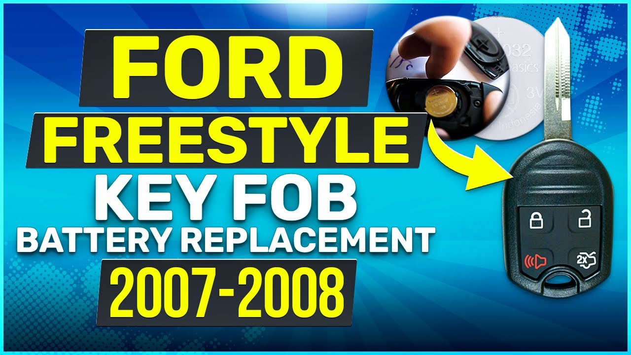 How to Replace the Battery in a Ford Freestyle Remote Key Fob (2007-2008)