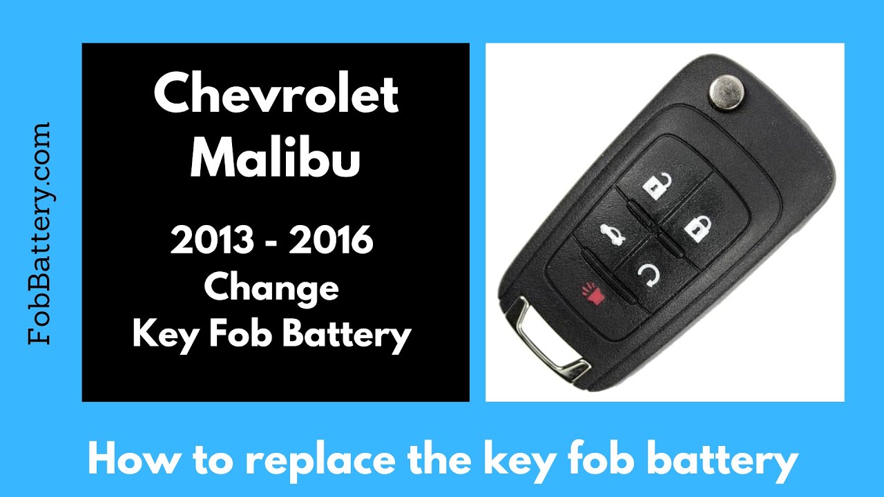 How to Replace the Battery in Your Chevrolet Malibu Key Fob (2013-2016)