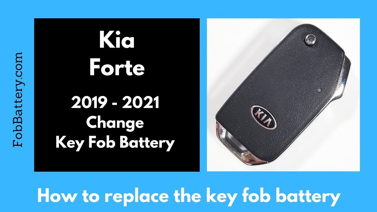 How to Replace the Battery in a Kia Forte Key Fob (2019 - 2021)