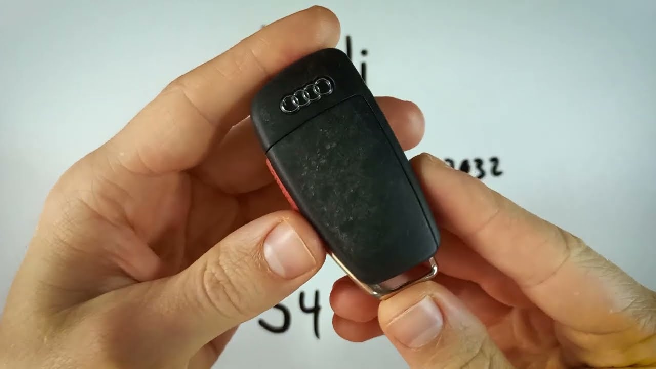 Audi S4 Key Fob Battery Replacement (2005 – 2010)