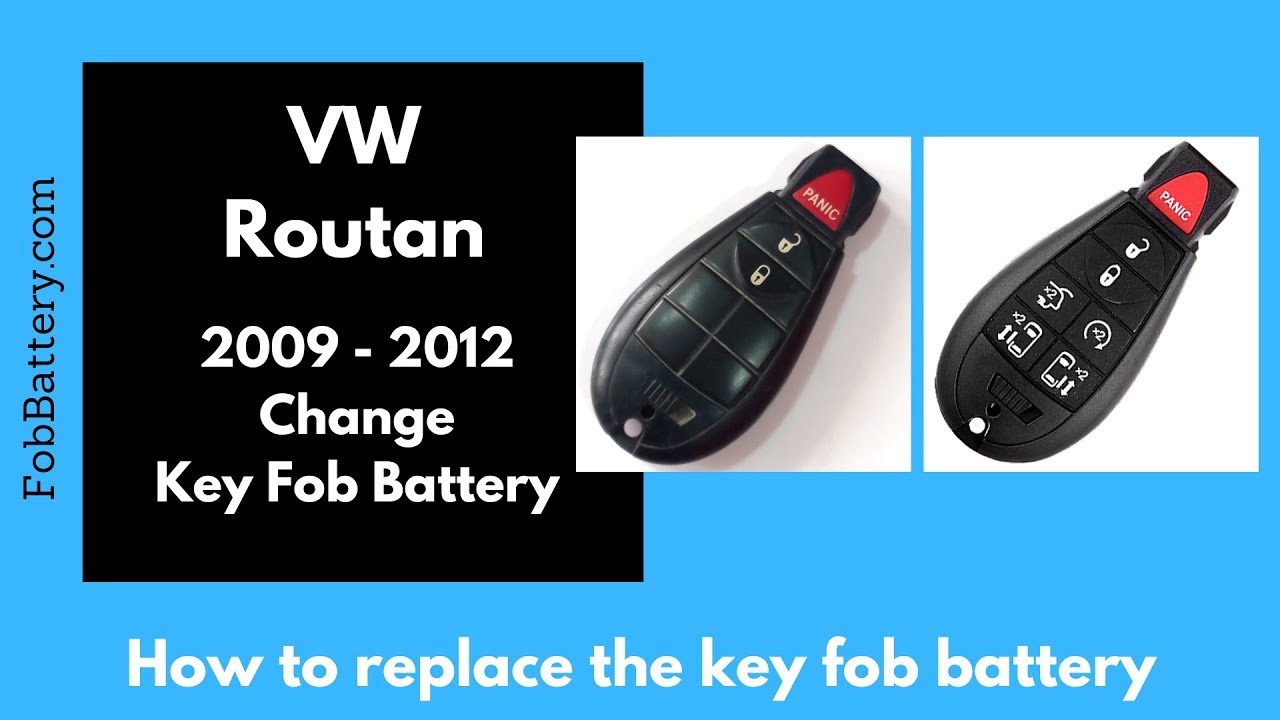 How to Replace the Battery in a Volkswagen Routan Key Fob (2009 – 2012)