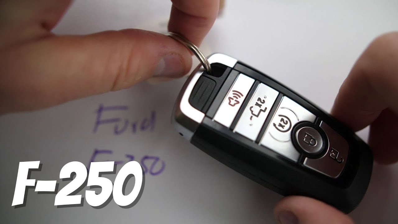 How to Replace the Battery in a Ford F-250 Key Fob (2017-2019)
