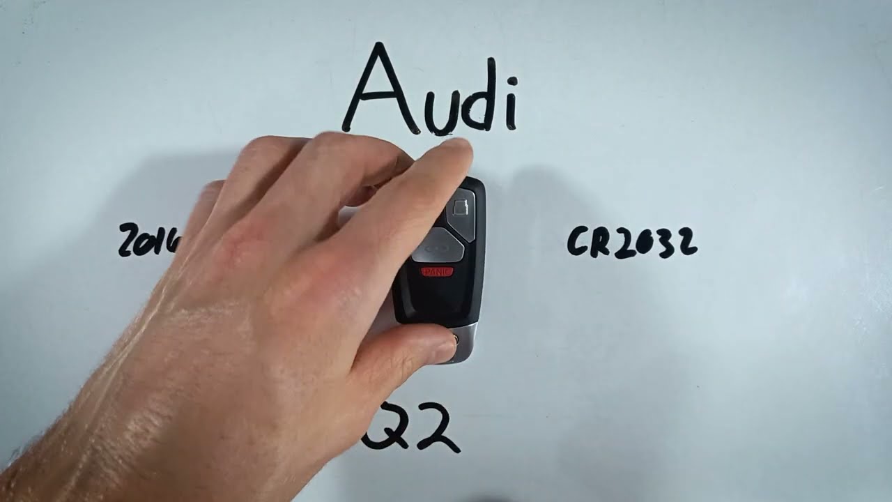 How to Replace the Battery in Your Audi Q2 Key Fob