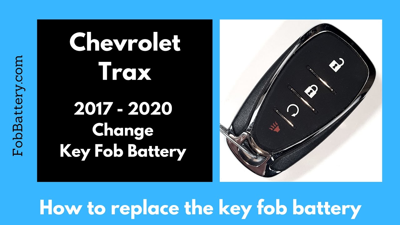 How to Replace the Battery in Your Chevrolet Trax Key Fob (2017-2020)