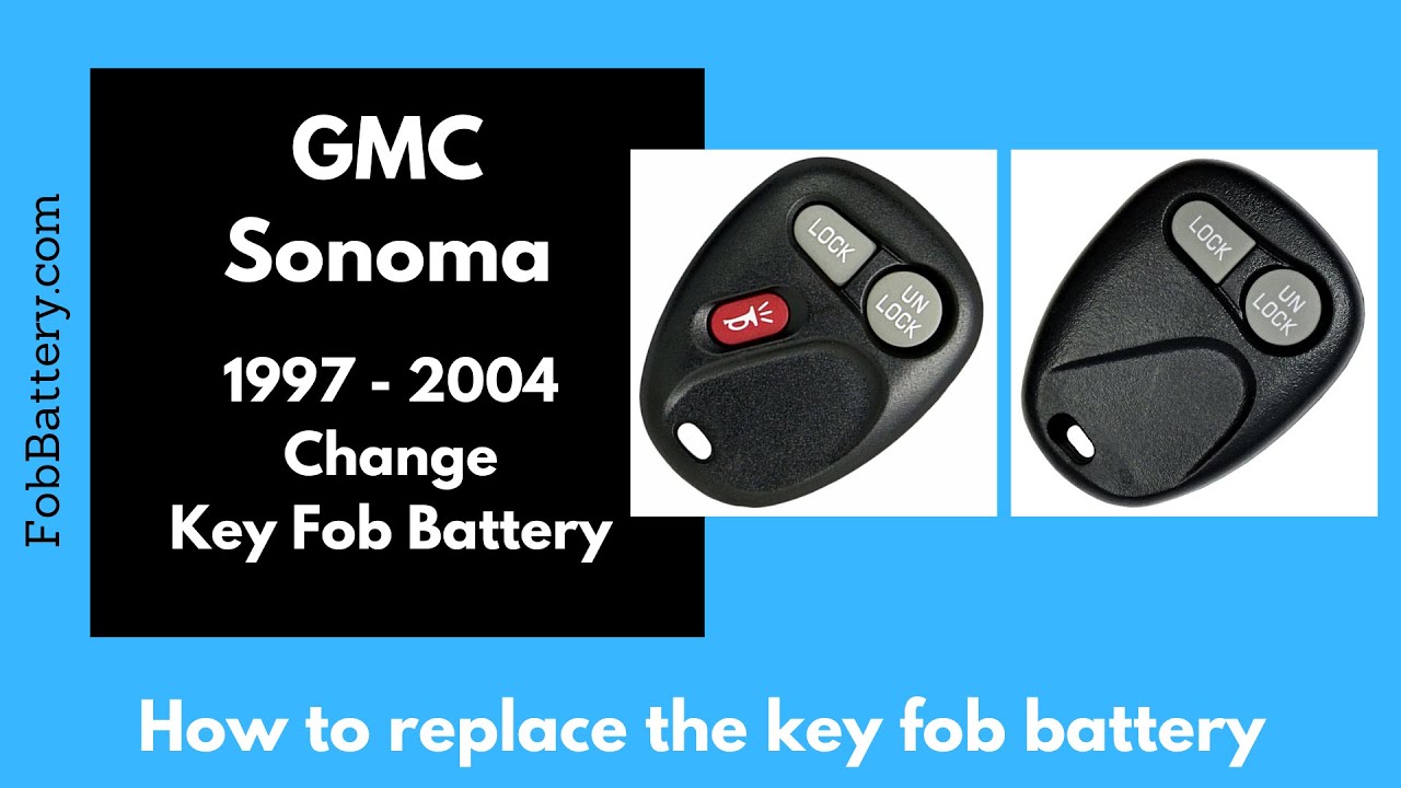 How to Replace the Battery in Your GMC Sonoma Key Fob (1997 – 2004)