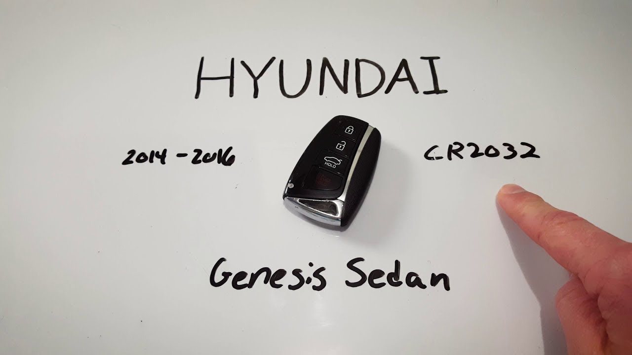 How to Replace the Battery in a Hyundai Genesis Sedan Key Fob (2014-2016)