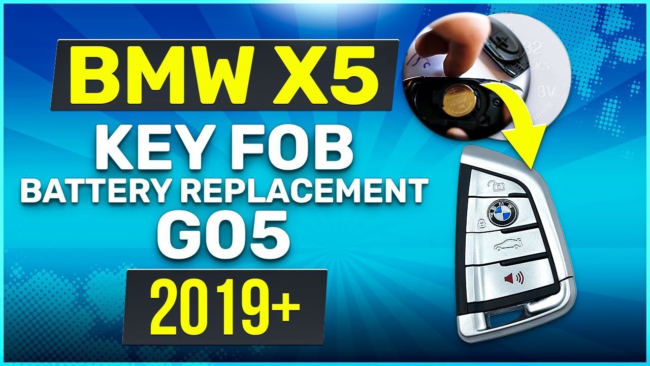 How to Replace the Key Fob Battery in a 2019 BMW X5