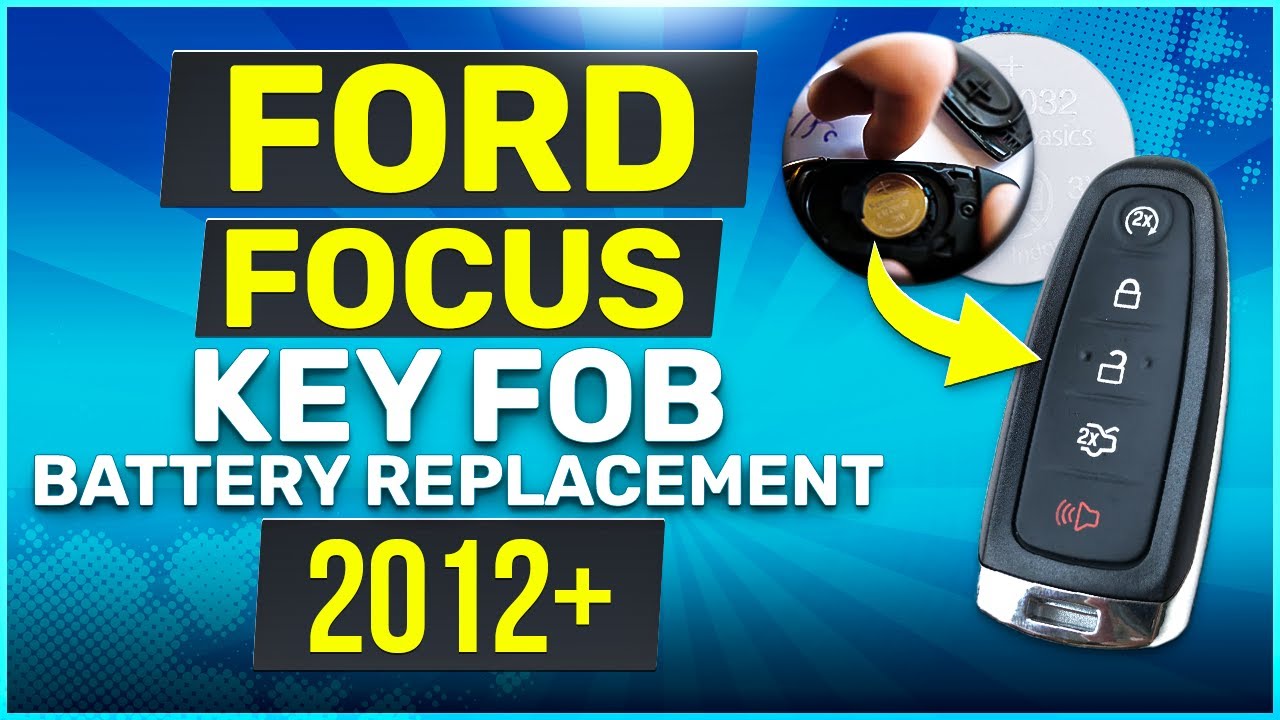 How to Replace the Battery in a Ford Focus Remote Key Fob (2012-2019)