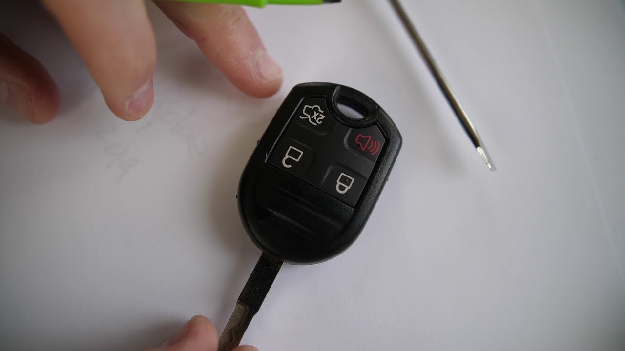 How to Replace the Battery in a 2011-2015 Ford Explorer Rounded Key Fob