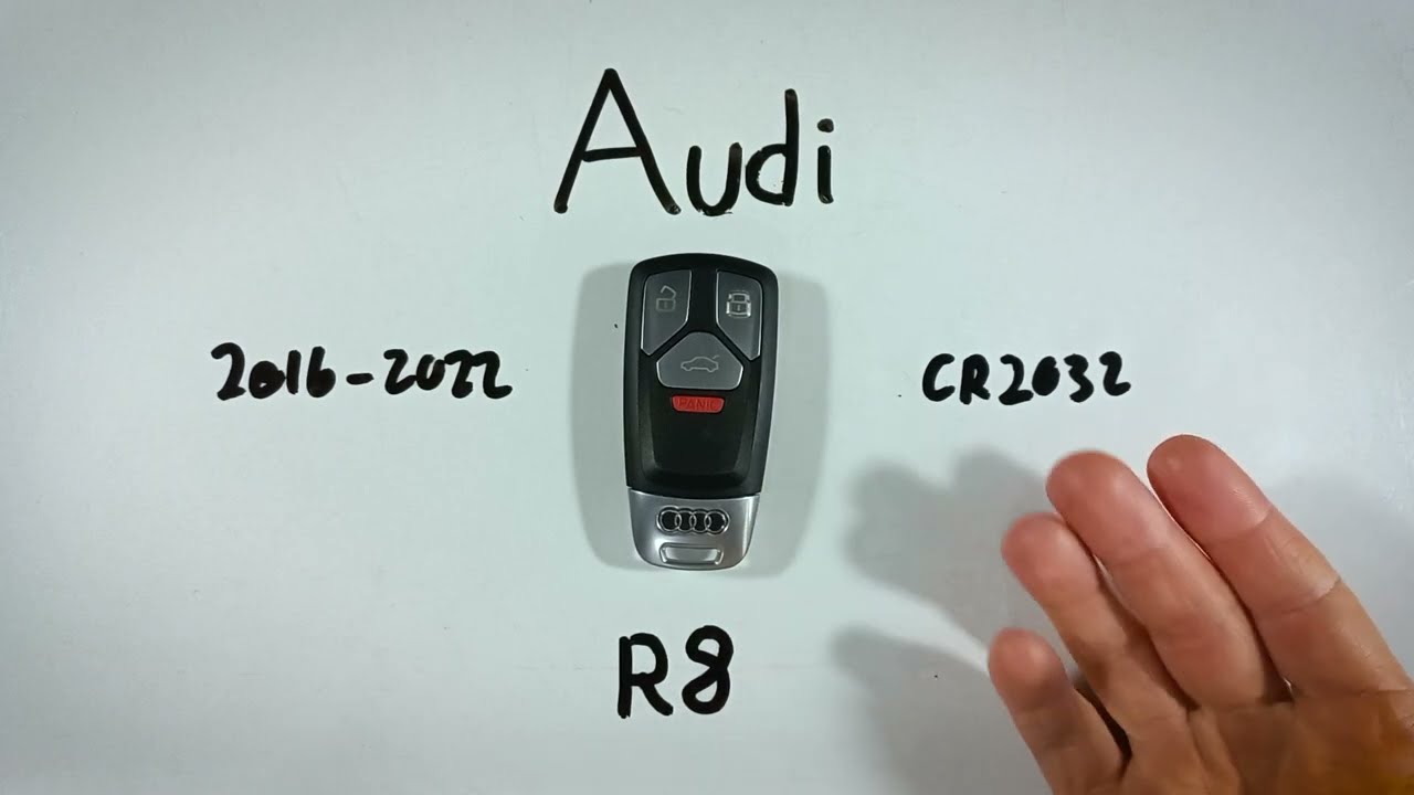 Audi R8 Key Fob Battery Replacement (2016 – 2022)