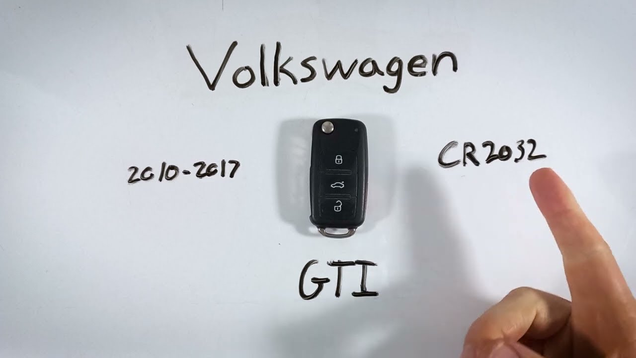How to Replace a Volkswagen GTI Key Fob Battery (2010 – 2017)