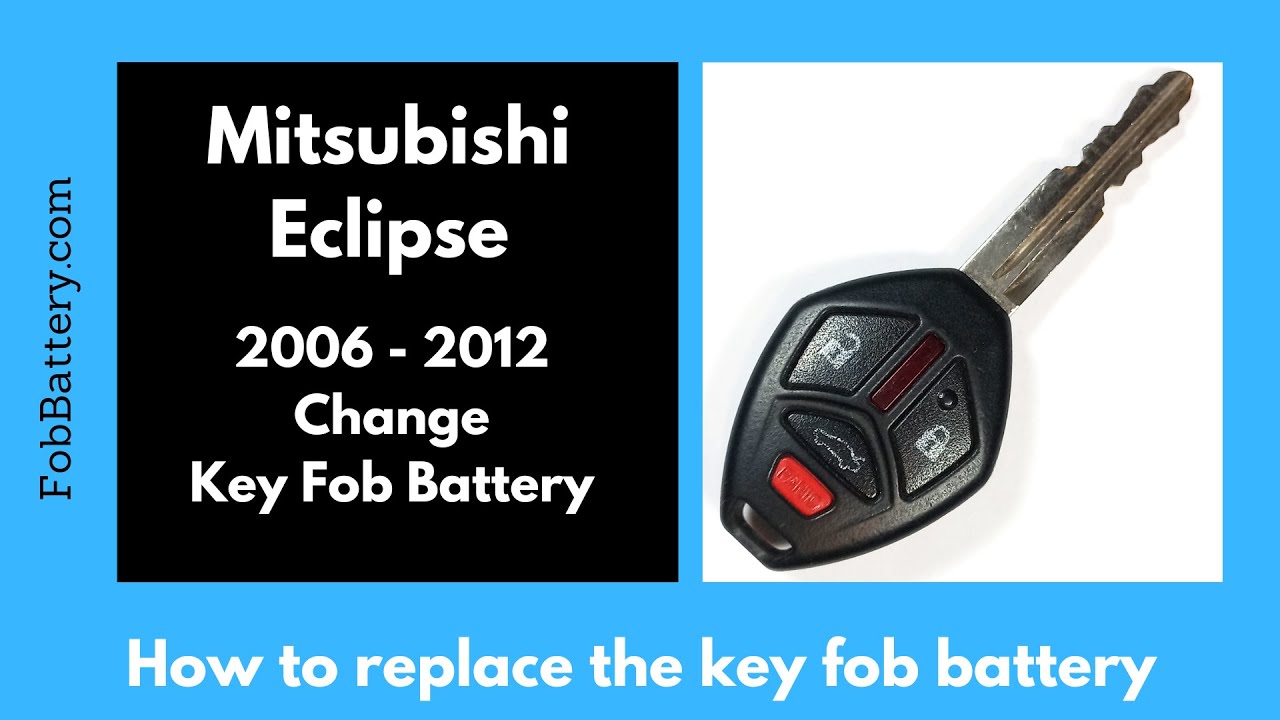 Mitsubishi Eclipse Key Fob Battery Replacement (2006 – 2012)