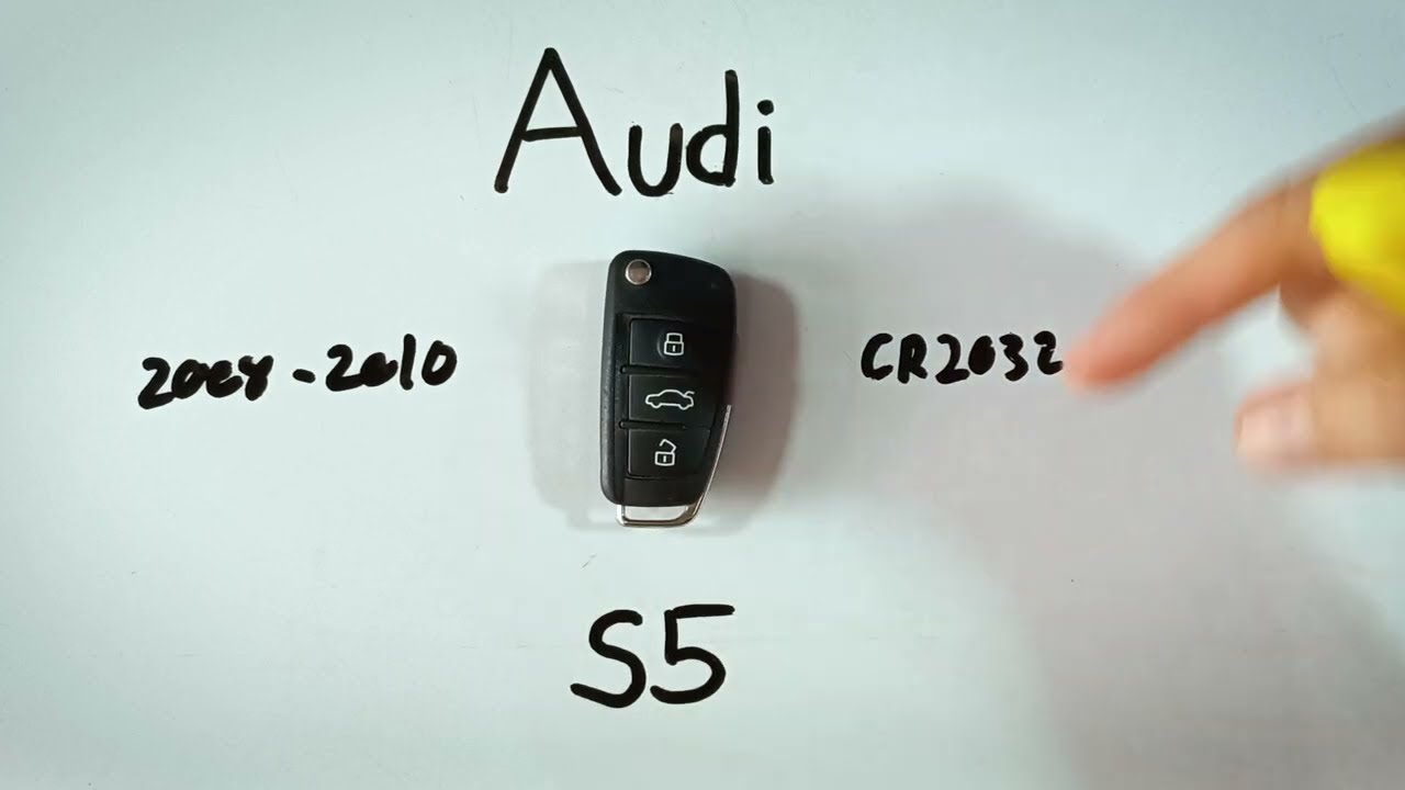 Audi S5 Key Fob Battery Replacement Guide (2008-2010)