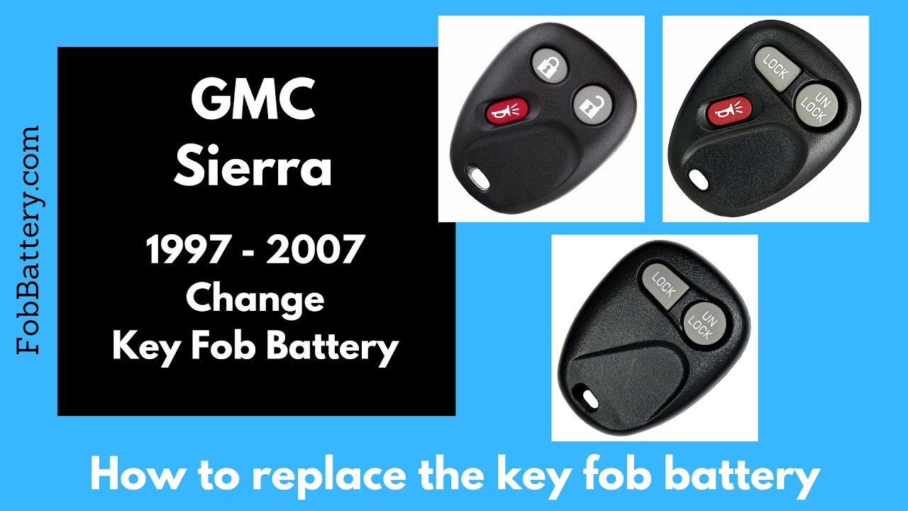How to Replace the Battery in Your GMC Sierra Key Fob (1997-2007)