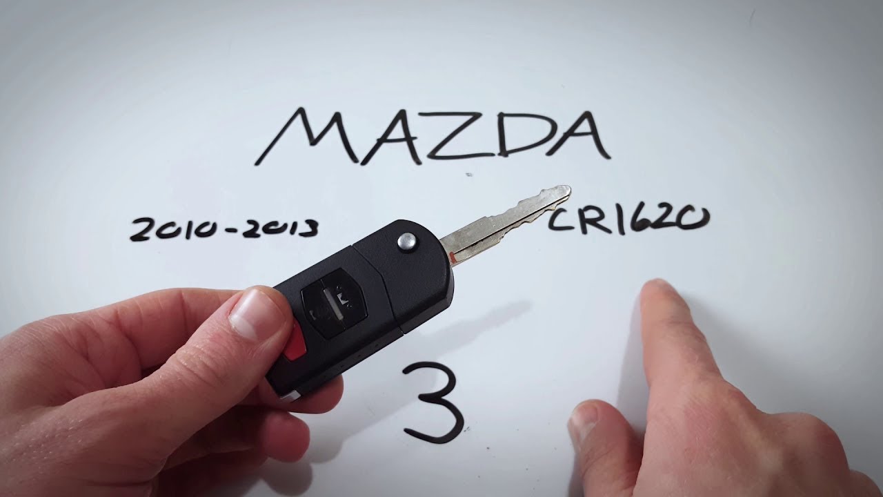 Mazda 3 Flip Key Fob Battery Replacement Guide (2010 – 2013)