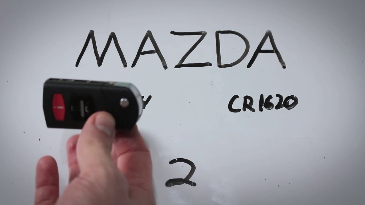 Mazda 2 Flip Key Fob Battery Replacement (2011 - 2014)