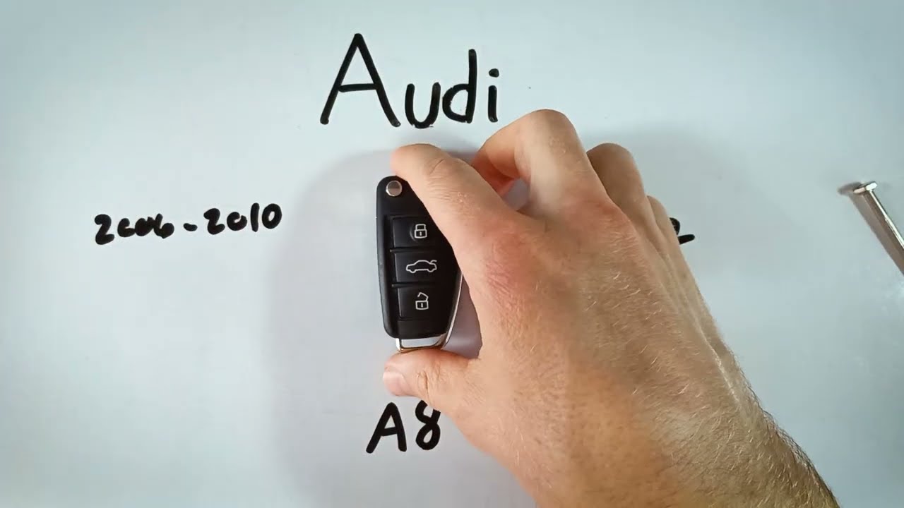 How to Replace the Battery in Your Audi A8 Key Fob (2006-2010)