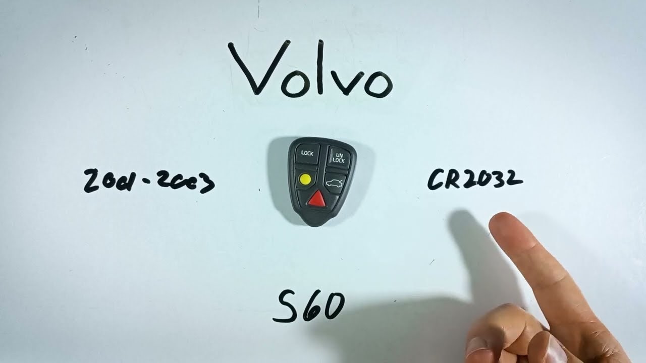 How to Replace the Battery in a Volvo S60 Key Fob (2001 - 2003)