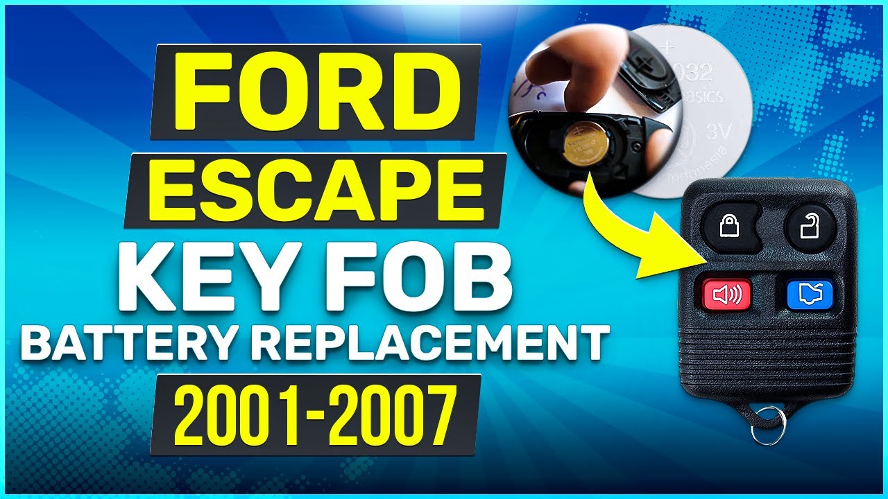 How to Replace the Key Fob Battery for 2001-2007 Ford Escape