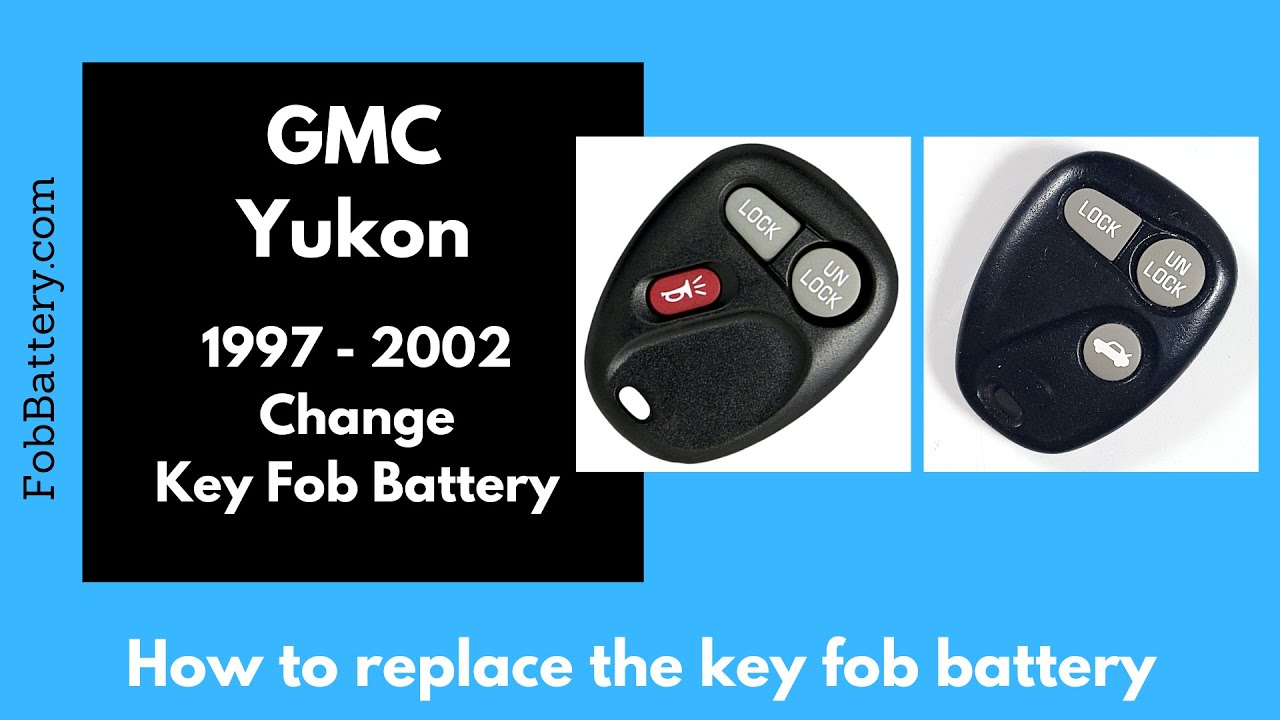 How to Replace the Battery in Your GMC Yukon Key Fob (1997 - 2006)