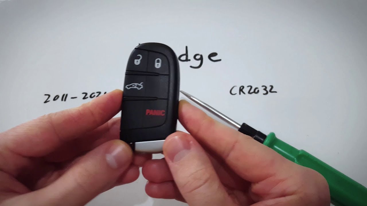 Dodge Journey Key Fob Battery Replacement Guide (2011 – 2021)