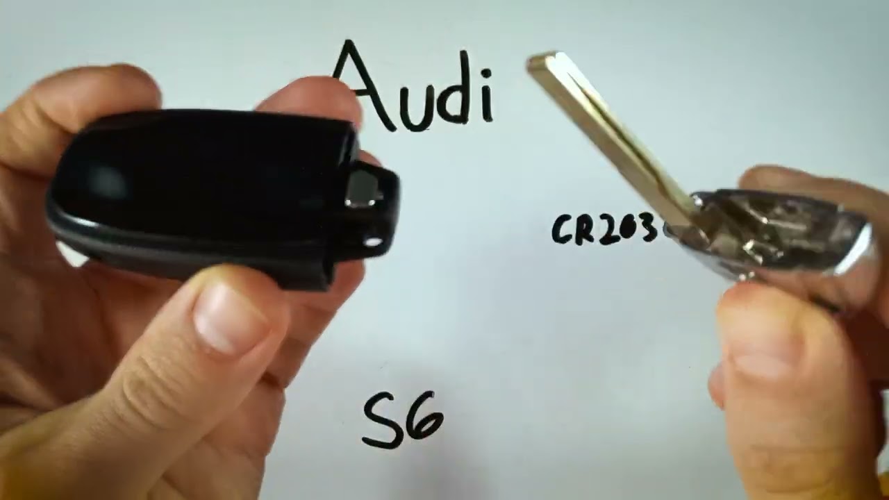 Audi S6 Key Fob Battery Replacement Guide (2009 - 2017)